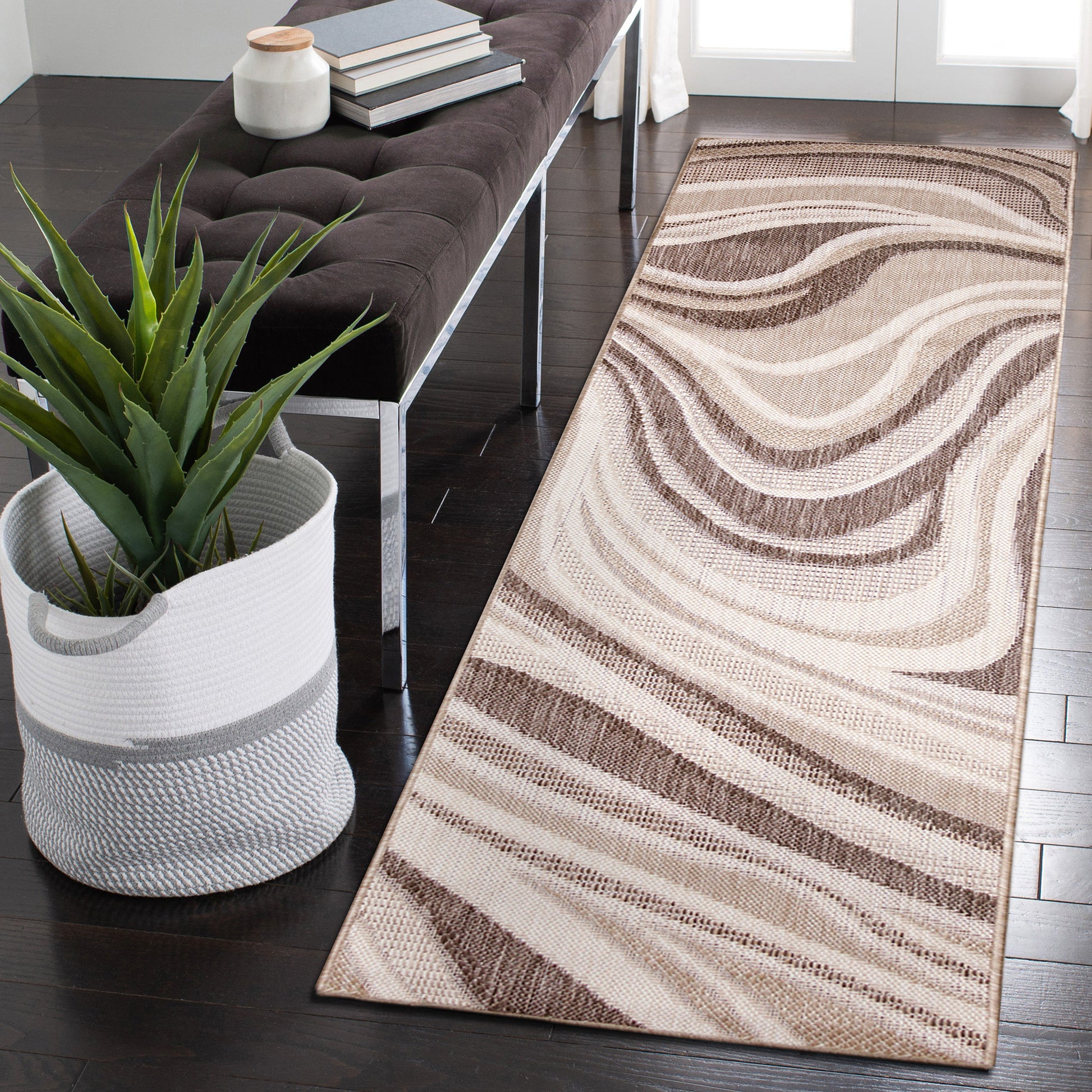 Liora Manne Malibu Waves 8222/12 Natural Area Rug