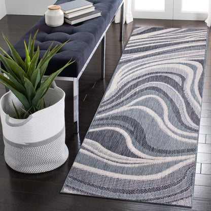 Liora Manne Malibu Waves 8222/33 Navy Area Rug