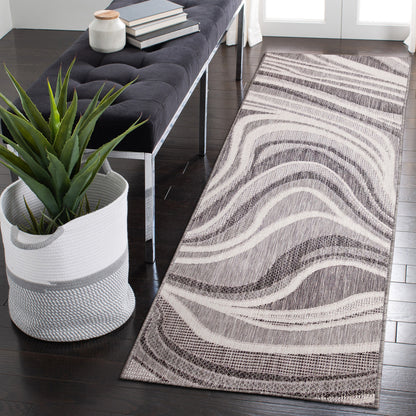 Liora Manne Malibu Waves 8222/47 Grey Area Rug