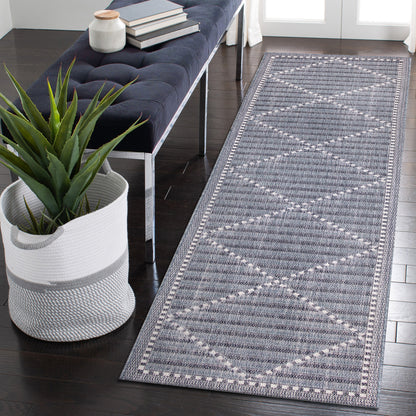 Liora Manne Malibu Checker Diamond 8225/33 Navy Area Rug