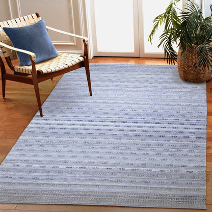 Liora Manne Hudson Bubble Stripe 7742/03 Blue Area Rug