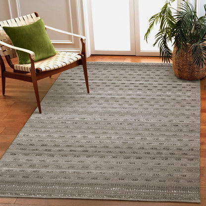 Liora Manne Hudson Bubble Stripe 7742/47 Grey Area Rug