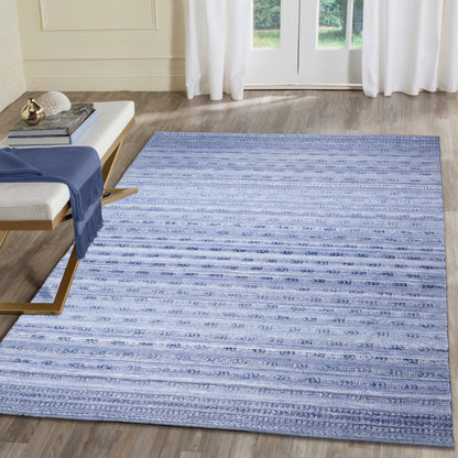 Liora Manne Hudson Bubble Stripe 7742/03 Blue Area Rug