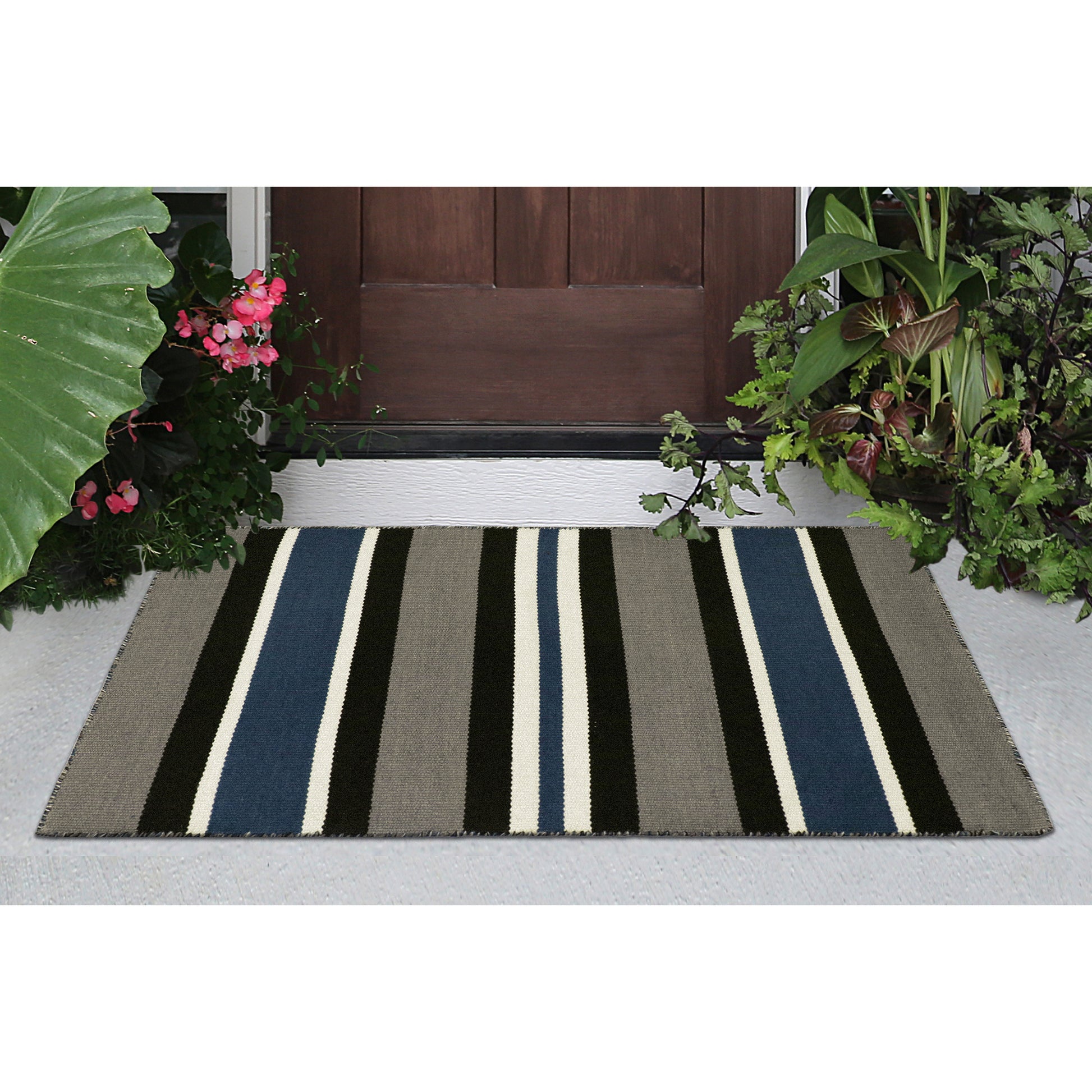 Liora Manne Sorrento Cabana Stripe 6310/33 Navy Area Rug