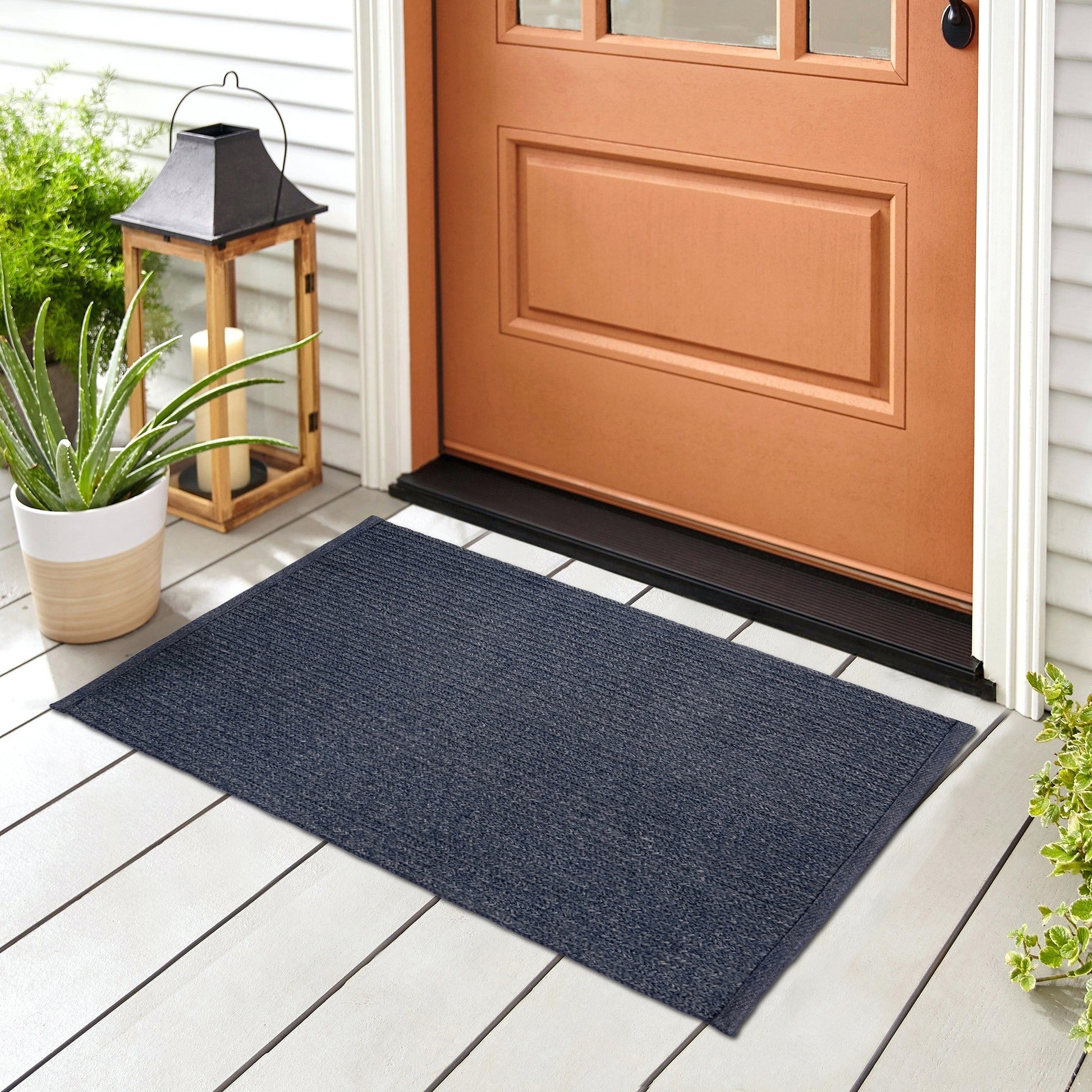 Liora Manne Calais Solid 6781/33 Navy Area Rug