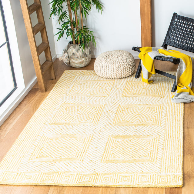 Safavieh Roslyn Ros352C Yellow/Ivory Rugs.