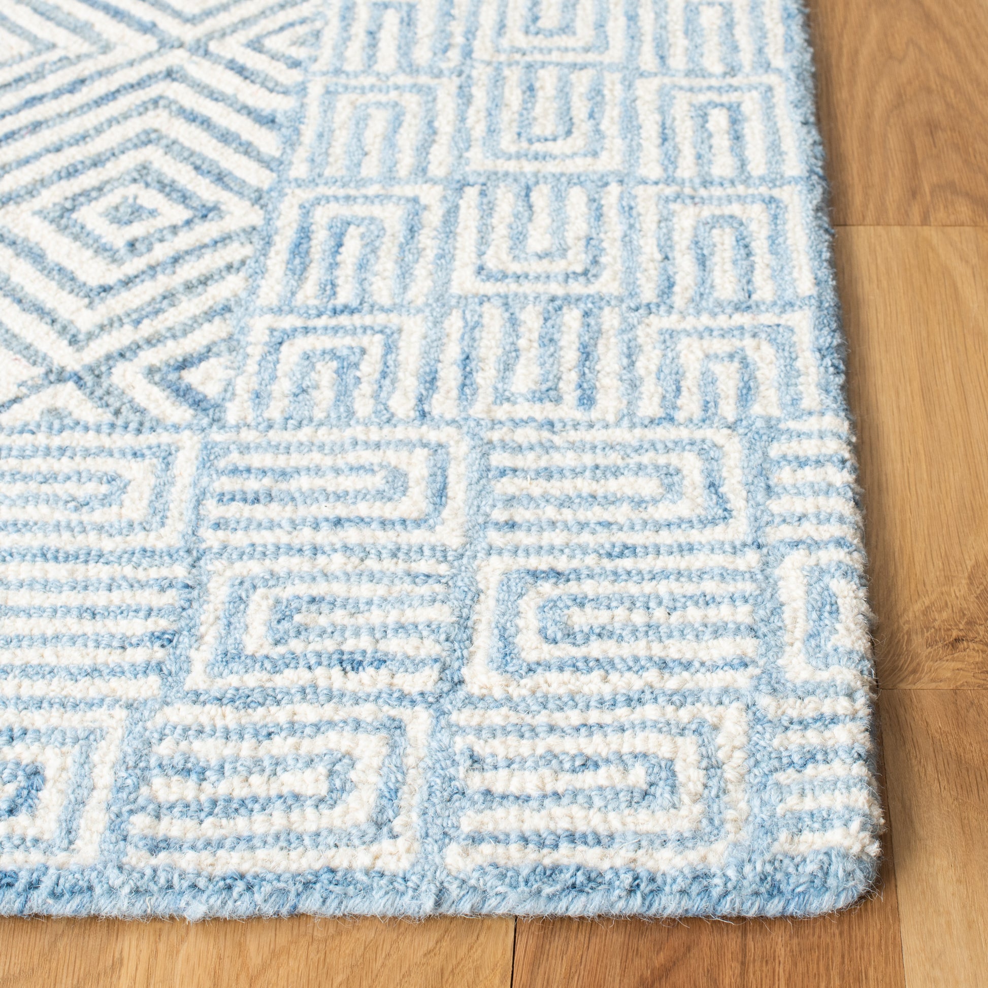 Safavieh Roslyn Ros353M Light Blue/Ivory Area Rug