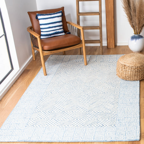 Safavieh Roslyn Ros353M Light Blue/Ivory Rugs.