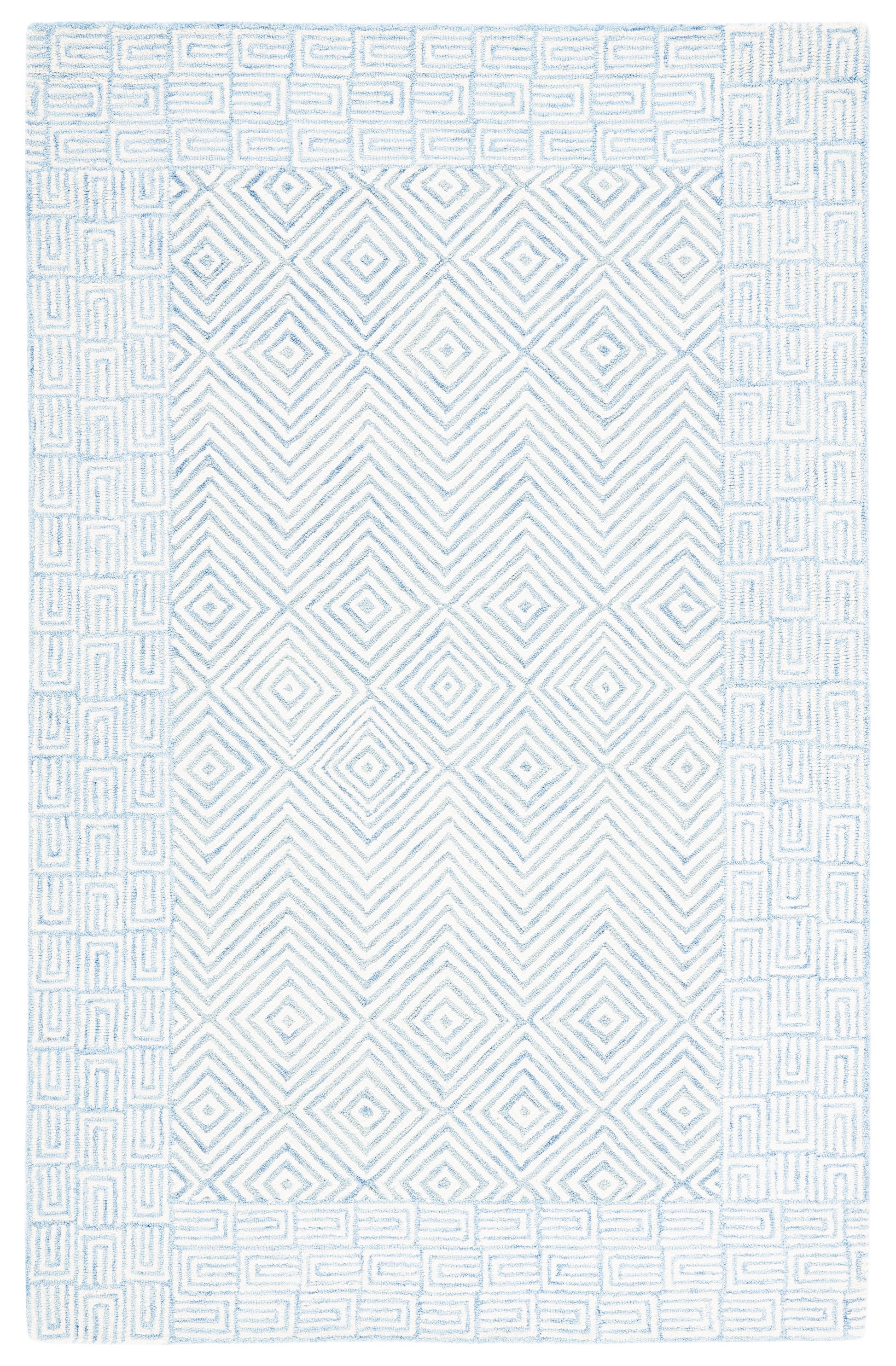 Safavieh Roslyn Ros353M Light Blue/Ivory Area Rug