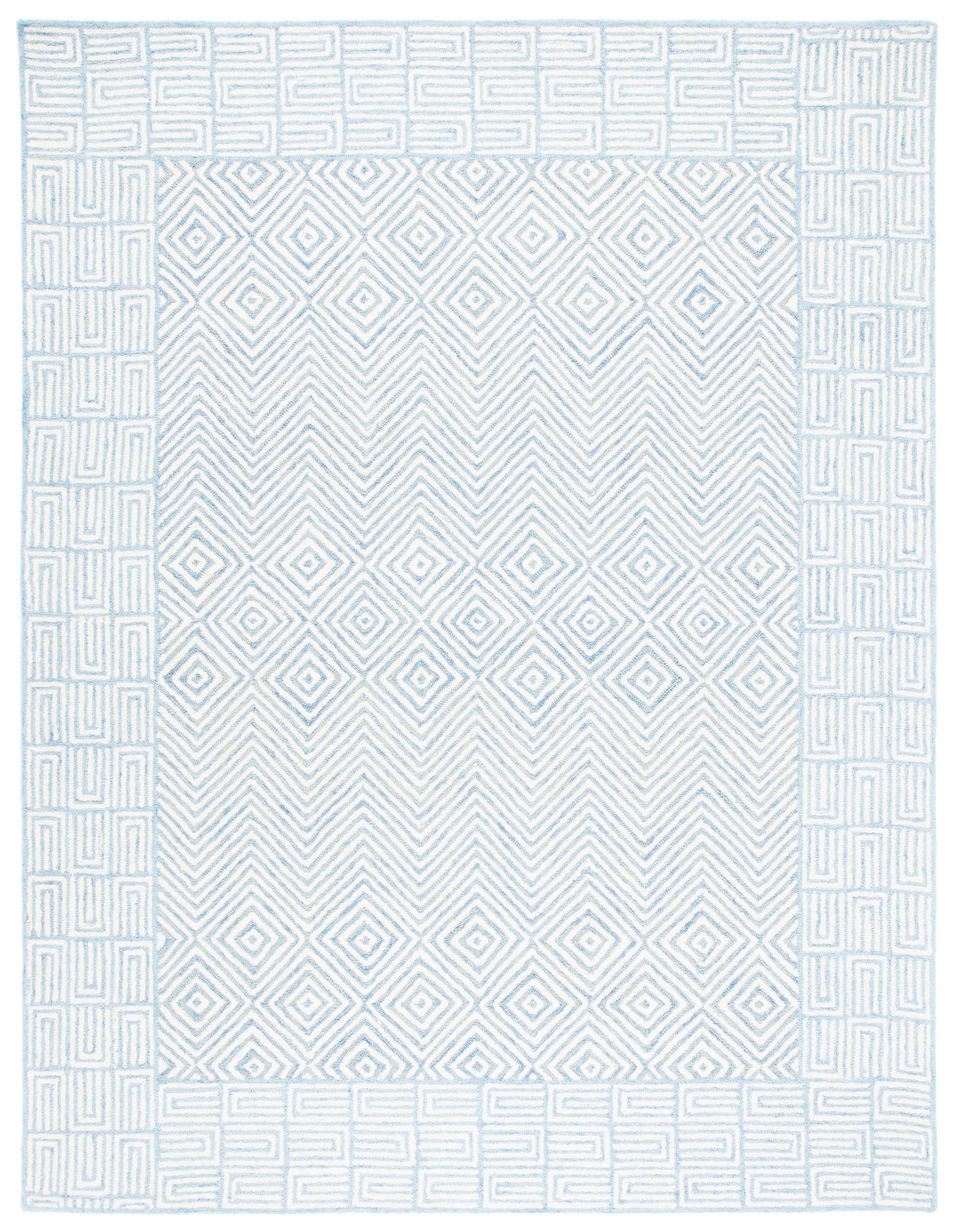 Safavieh Roslyn Ros353M Light Blue/Ivory Area Rug