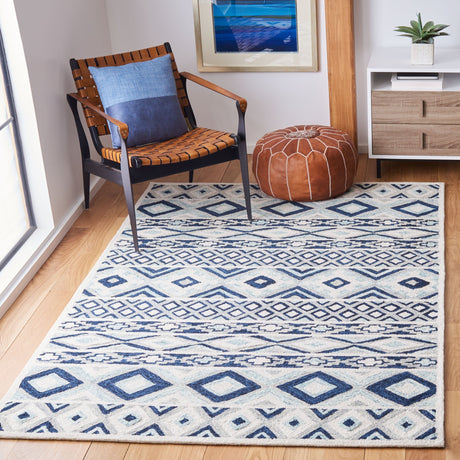 Safavieh Roslyn Ros602J Blue/White Rugs.