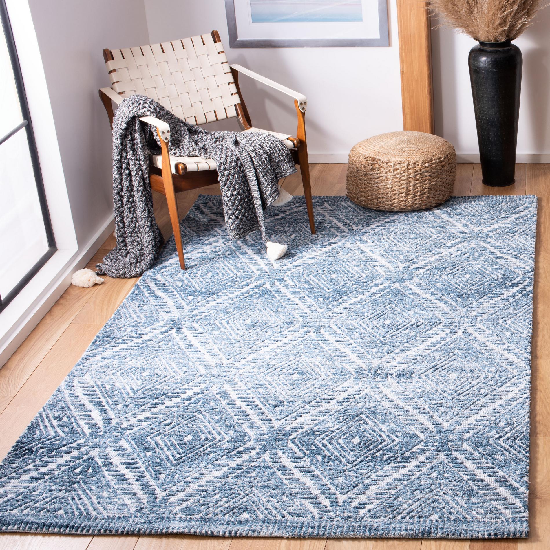 Safavieh Roslyn Ros701M Blue Area Rug