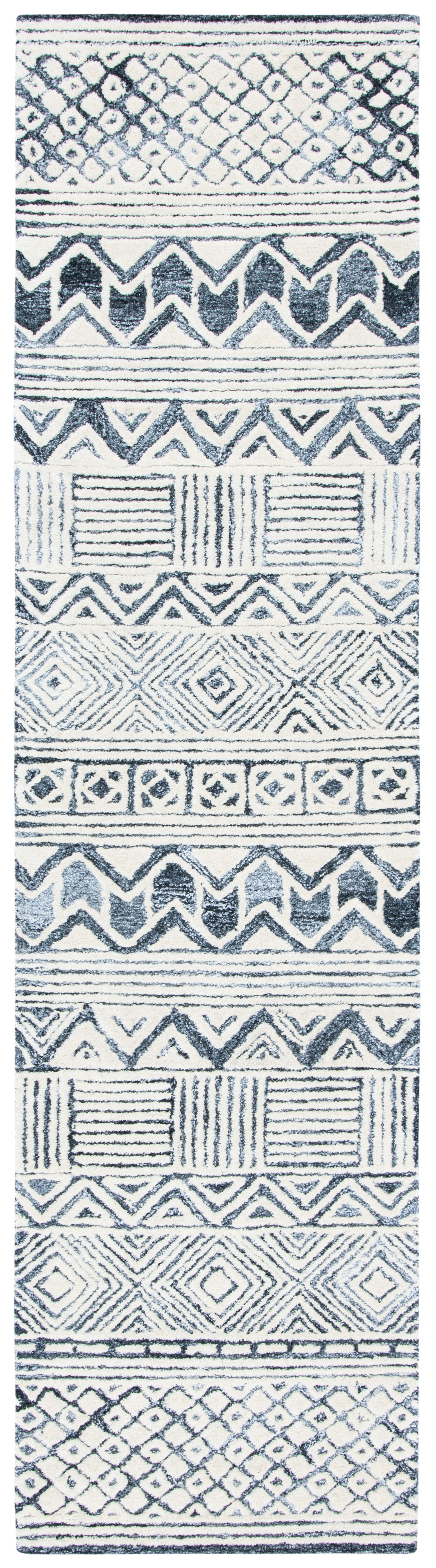 Safavieh Roslyn Ros802H Black/Ivory Area Rug