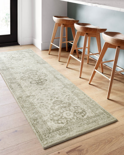 Loloi Rosette Ros-02 Ivory/Silver Area Rug