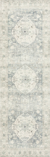 Loloi Rosette Ros-07 Denim/Fog Area Rug