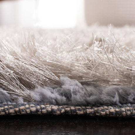 Safavieh Riviera Shag Rvg123F Light Grey Rugs.