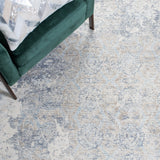 Safavieh Restoration Vintage Rvt111M Blue/Ivory Rugs.