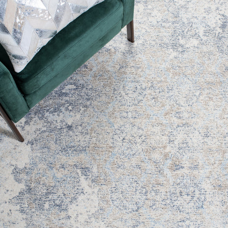 Safavieh Restoration Vintage Rvt111M Blue/Ivory Rugs.