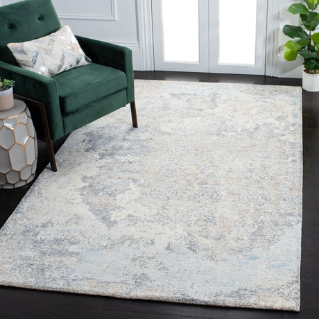 Safavieh Restoration Vintage Rvt111M Blue/Ivory Rugs.