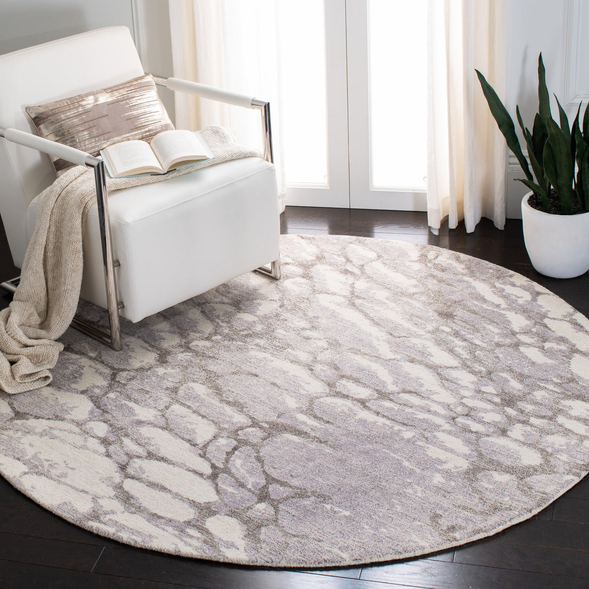 Safavieh Restoration Vintage Rvt112V Purple/Ivory Rugs.