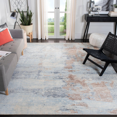 Safavieh Restoration Vintage Rvt113M Blue/Brown Rugs.