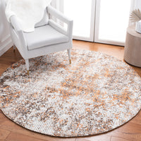 Safavieh Restoration Vintage Rvt120P Rust/Orange Area Rug