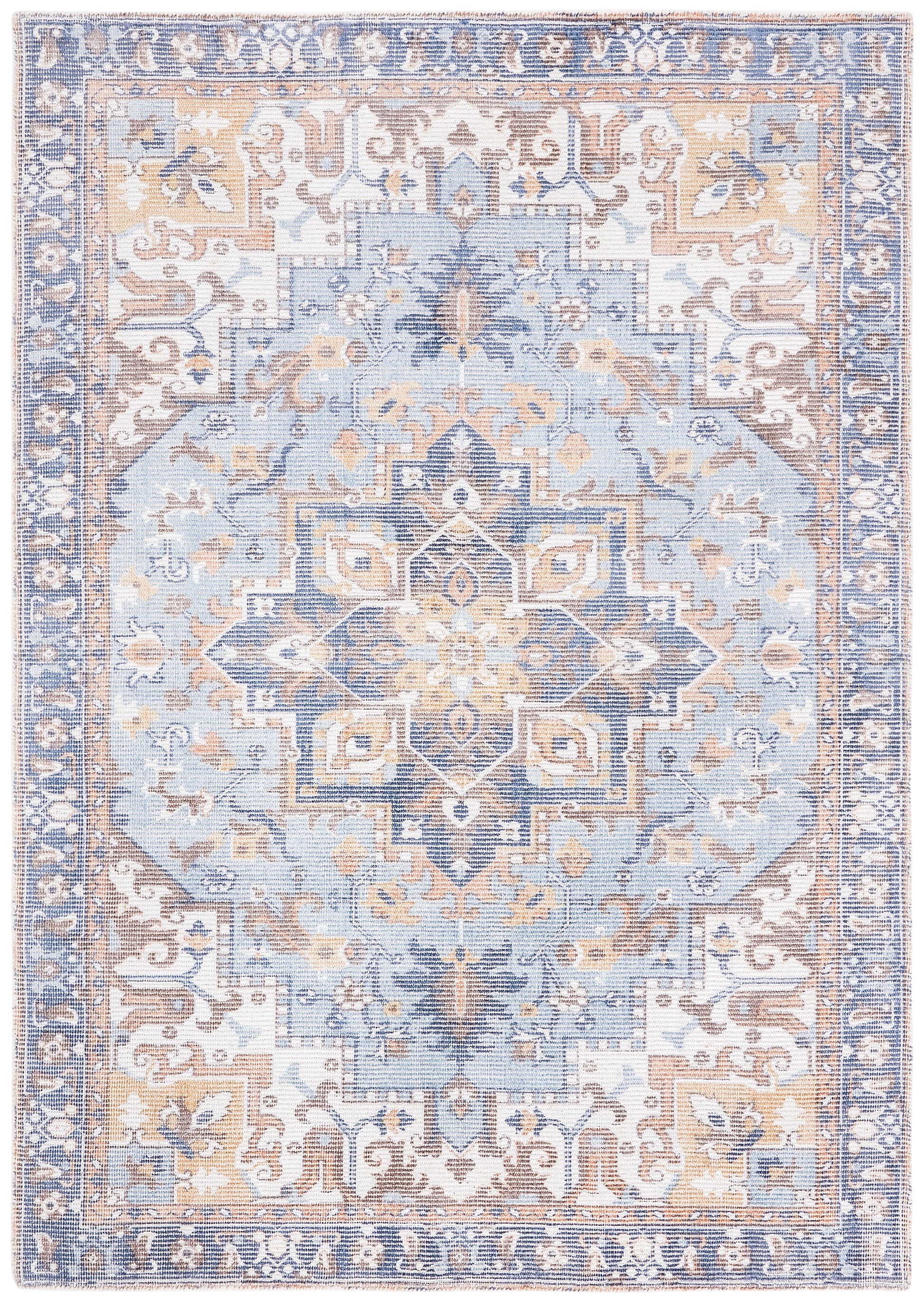 Safavieh Restoration Vintage Rvt702A Ivory/Light Blue Area Rug