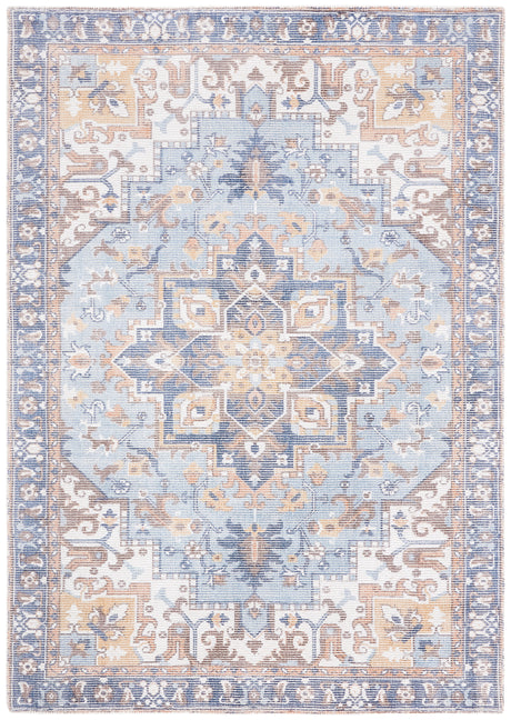 Safavieh Restoration Vintage Rvt702A Ivory/Light Blue Rugs.