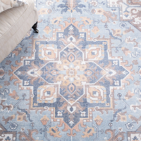 Safavieh Restoration Vintage Rvt702A Ivory/Light Blue Rugs.