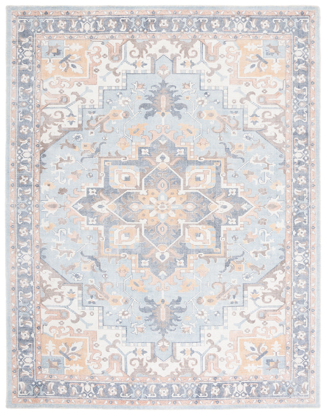 Safavieh Restoration Vintage Rvt702A Ivory/Light Blue Rugs.