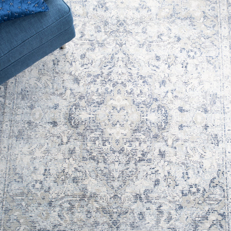 Safavieh Restoration Vintage Rvt704A Ivory/Blue Rugs.