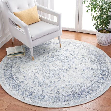 Safavieh Restoration Vintage Rvt704A Ivory/Blue Rugs.