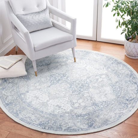 Safavieh Restoration Vintage Rvt705A Ivory/Blue Rugs.