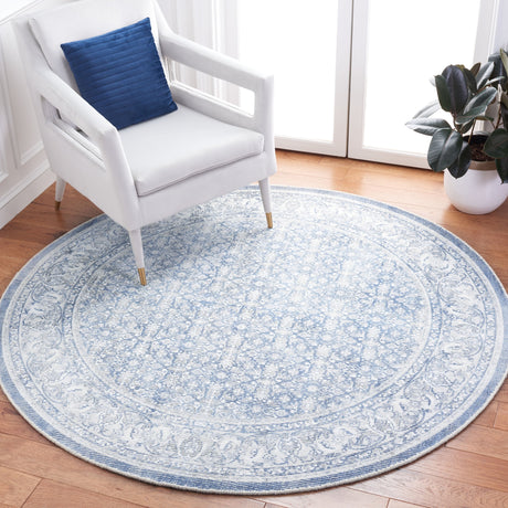 Safavieh Restoration Vintage Rvt706M Blue/Ivory Rugs.