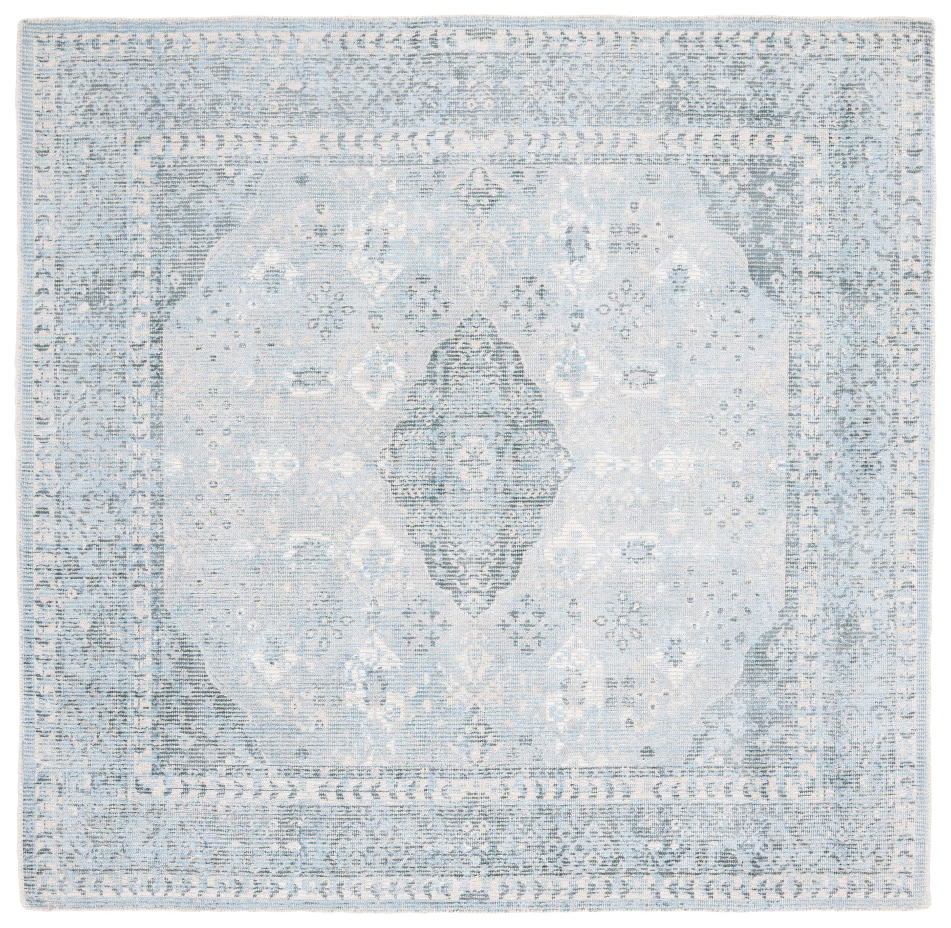 Safavieh Restoration Vintage Rvt708F Grey/Light Blue Area Rug