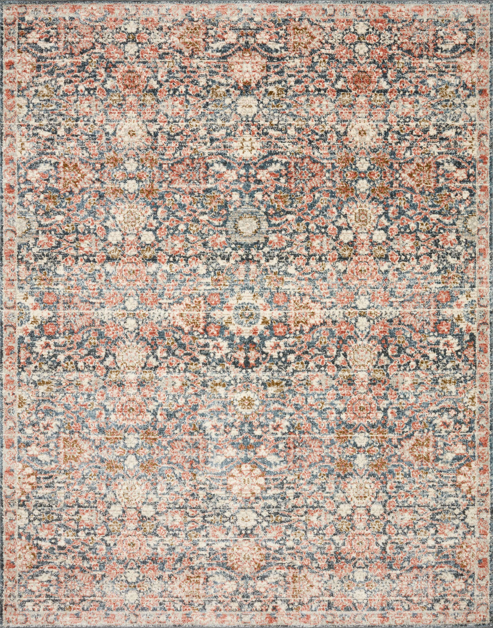 Loloi Saban Sab-03 Navy/Rust Area Rug