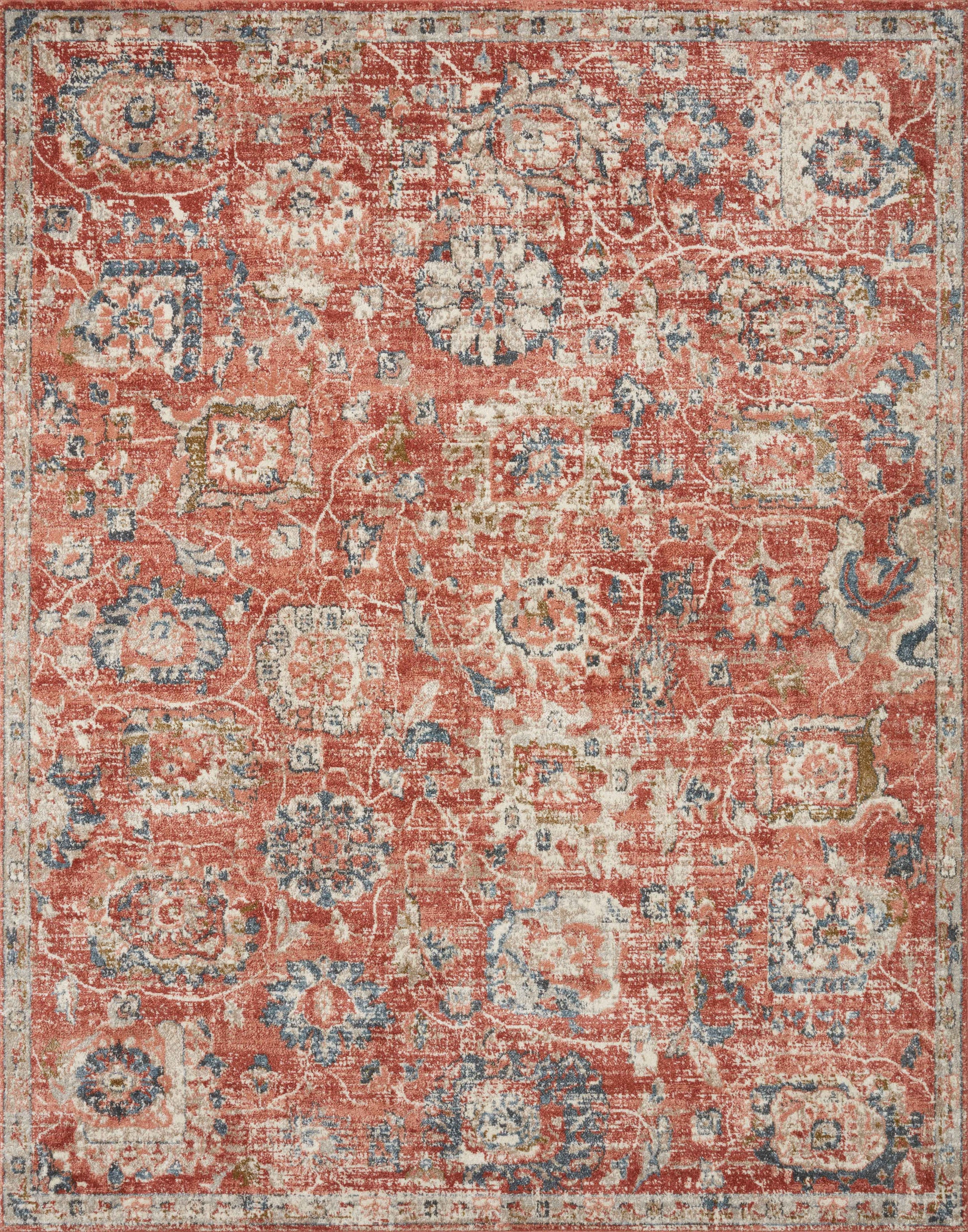 Loloi Saban Sab-08 Rust/Multi Area Rug