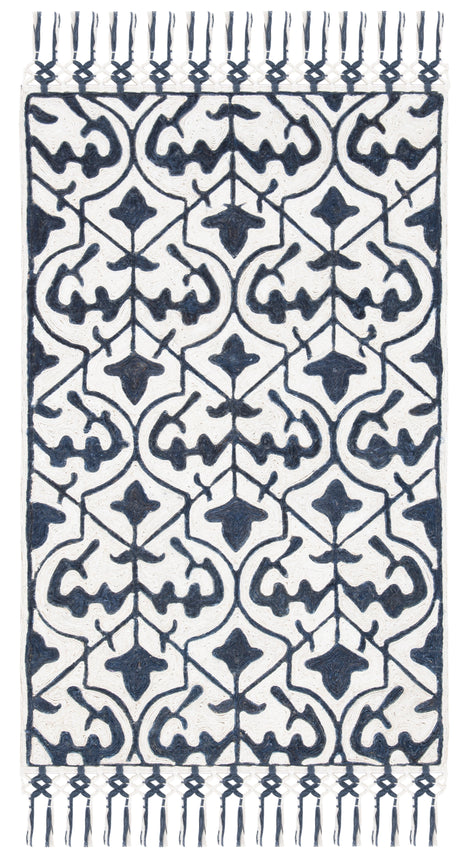 Safavieh Sahara Sah407N Navy/Ivory Rugs.