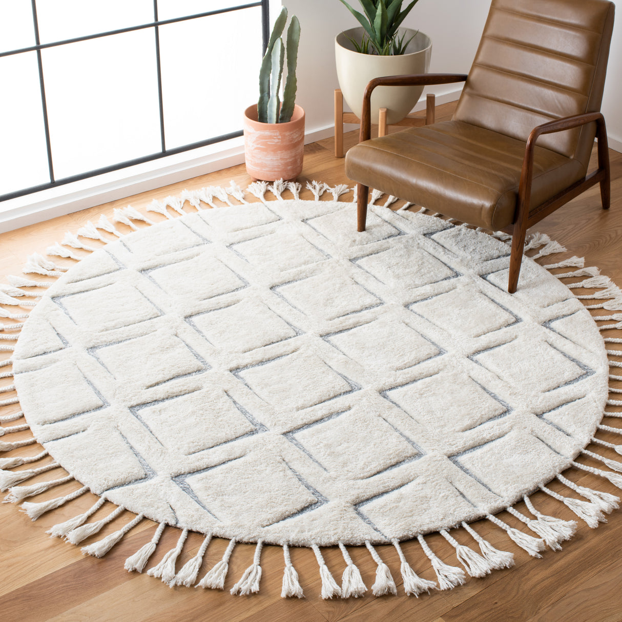 Safavieh Sahara Sah454A Ivory/Grey Rugs.