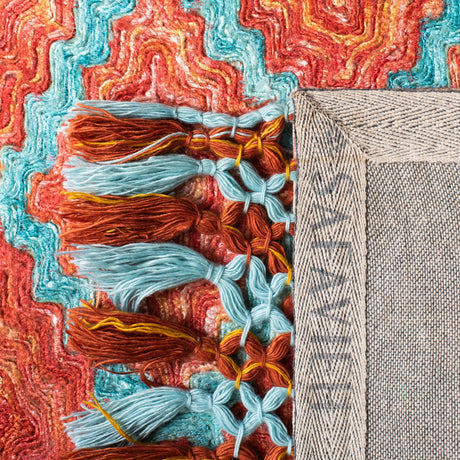 Safavieh Sahara Sah467P Rust/Aqua Rugs.