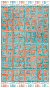 Safavieh Sahara Sah469P Rust/Aqua Rugs.