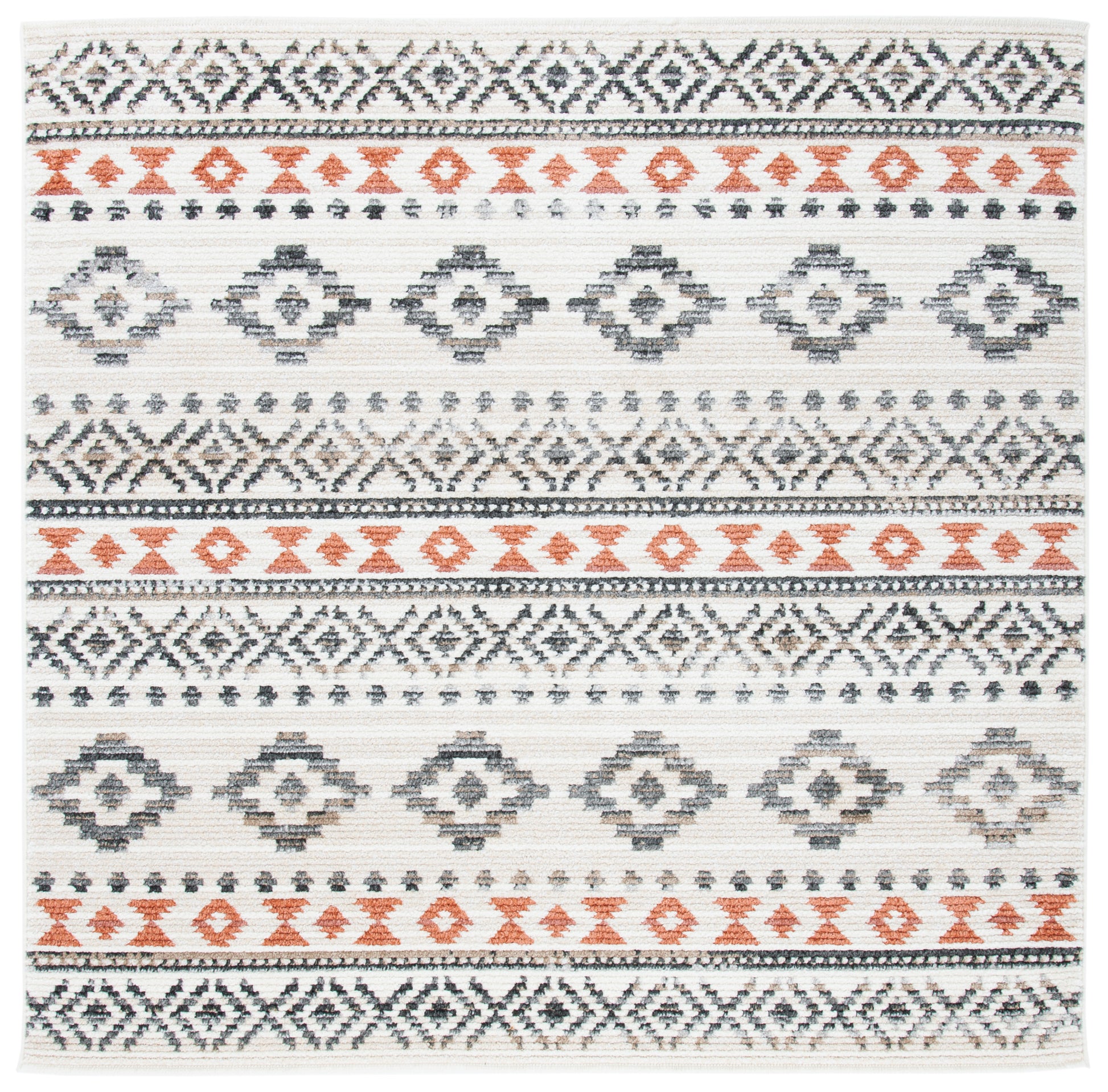 Safavieh Sedona Sed815A Ivory/Rust Area Rug