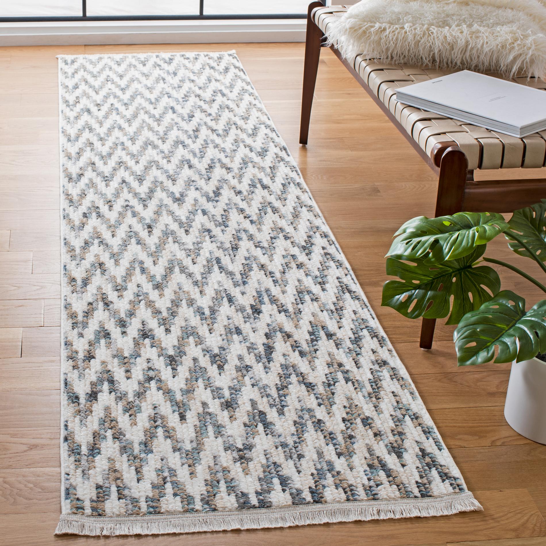 Safavieh Sedona Sed877A Ivory/Dark Grey Area Rug