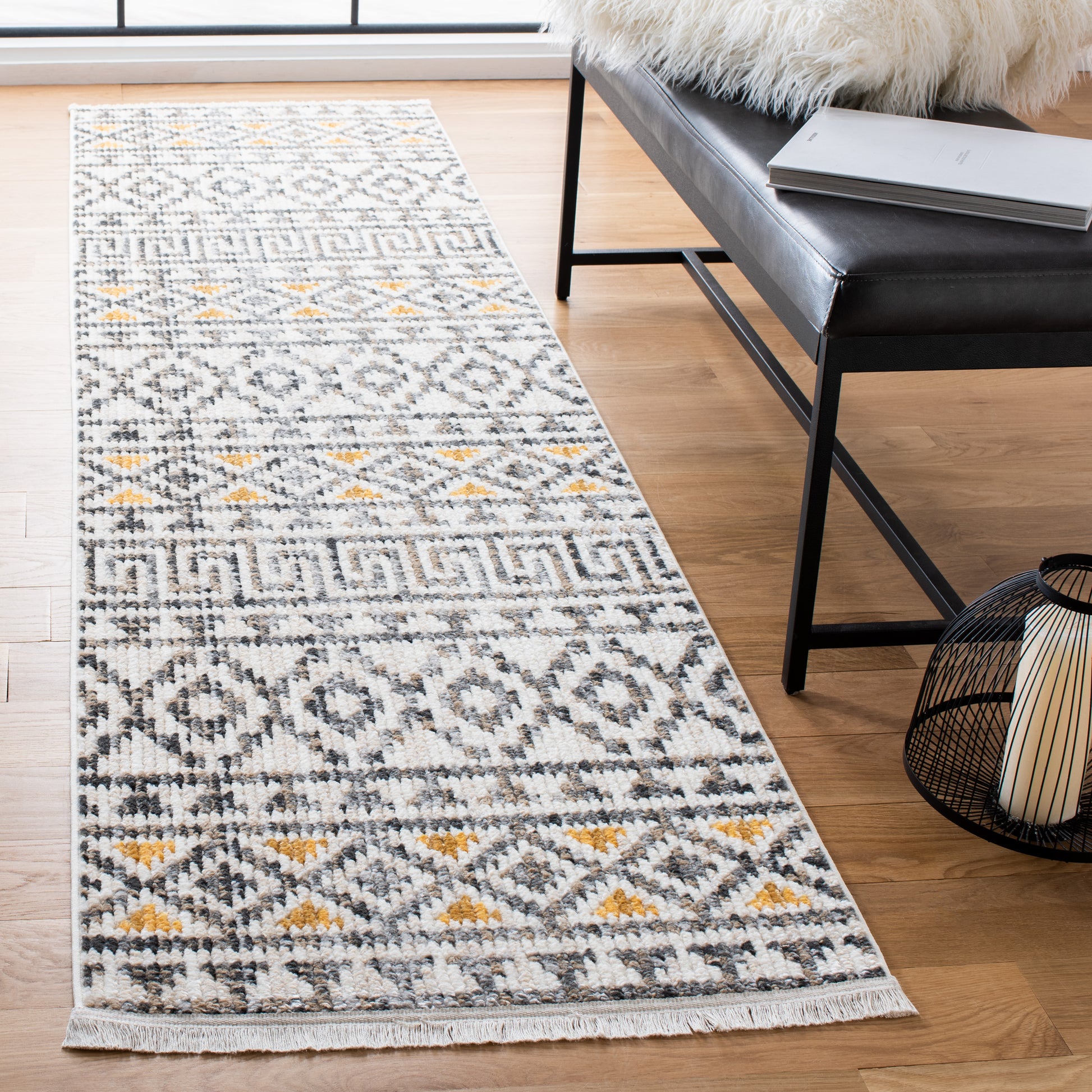 Safavieh Sedona Sed883B Ivory/Charcoal Area Rug