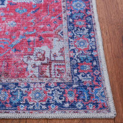 Safavieh Serapi Sep323Q Red/Navy Area Rug