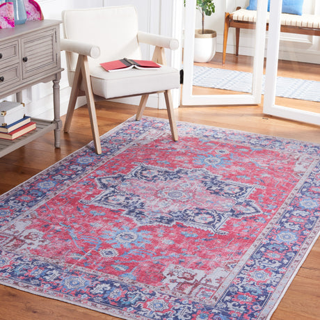 Safavieh Serapi Sep323Q Red/Navy Rugs.
