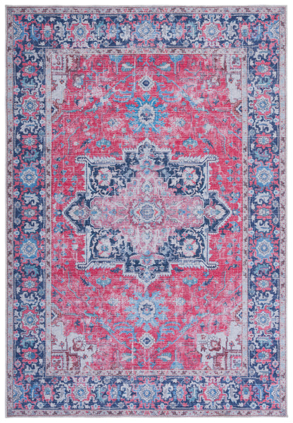 Safavieh Serapi Sep323Q Red/Navy Area Rug