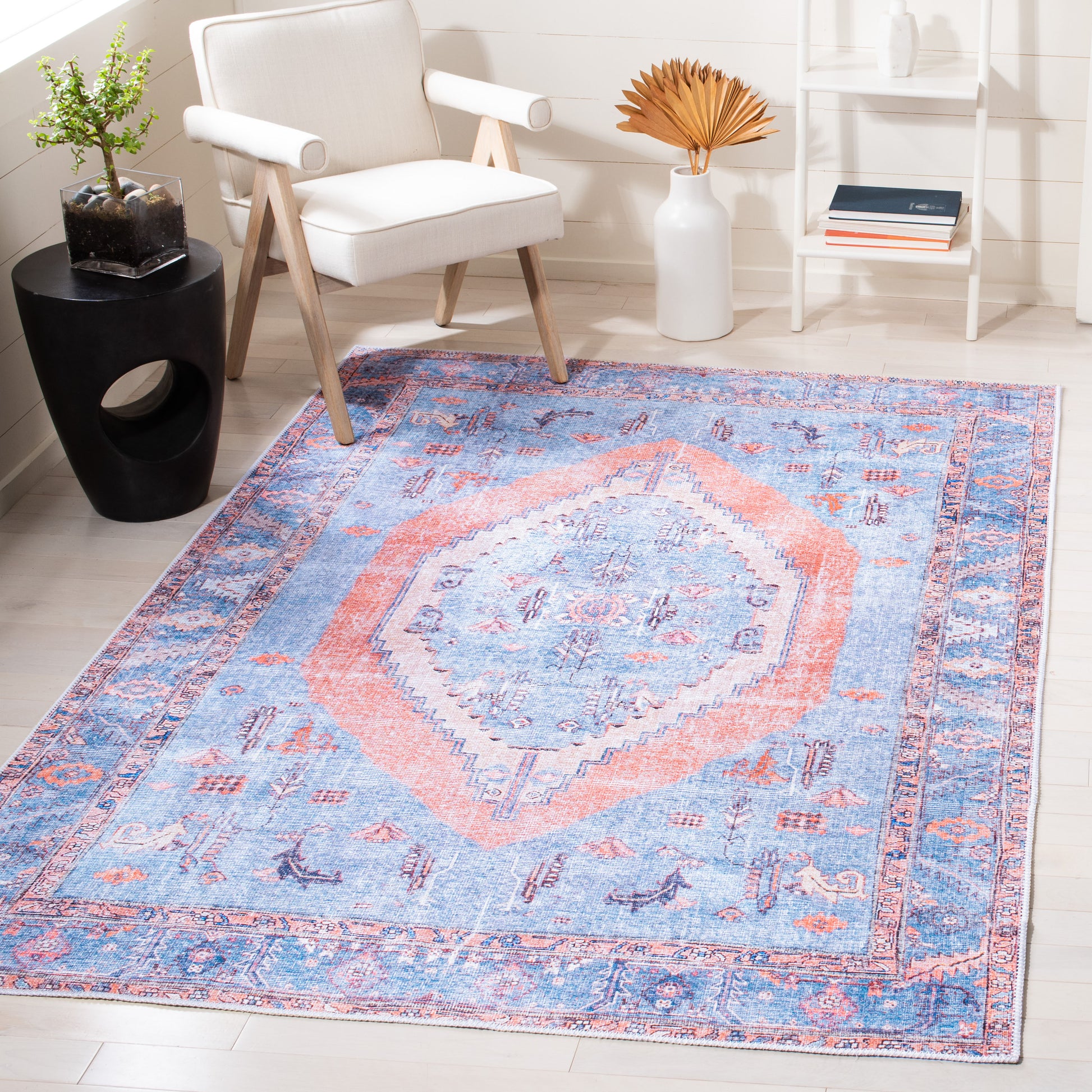 Safavieh Serapi Sep356J Light Blue/Beige Area Rug