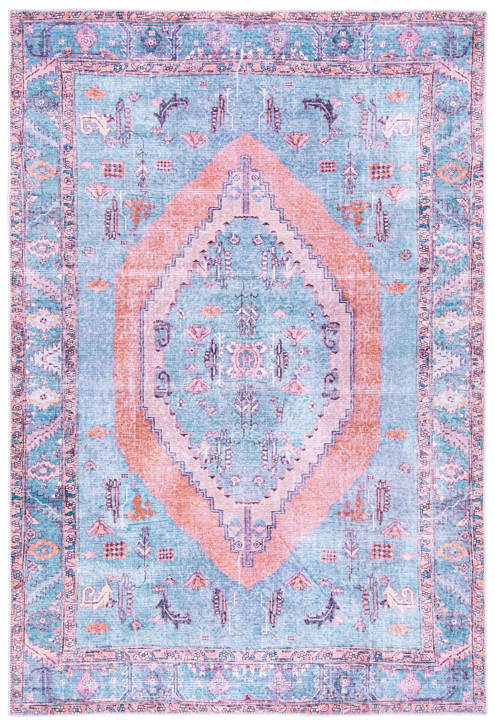 Safavieh Serapi Sep356J Light Blue/Beige Area Rug