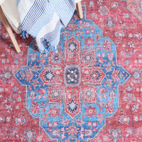 Safavieh Serapi Sep369M Blue/Rust Area Rug